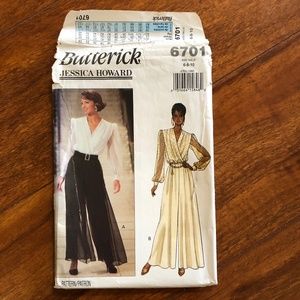Butterick 6701 Jessica Howard Evening wear sewing pattern
